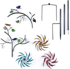 🔥 Today Only: 70% Off🔥Beautiful Summer Multi Colored Flowers Wind Spinner
