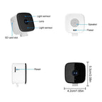 🔥 Crystal-clear 2K security camera 🎥 Color Night Vision-24/7 Recording & Smart Alerts