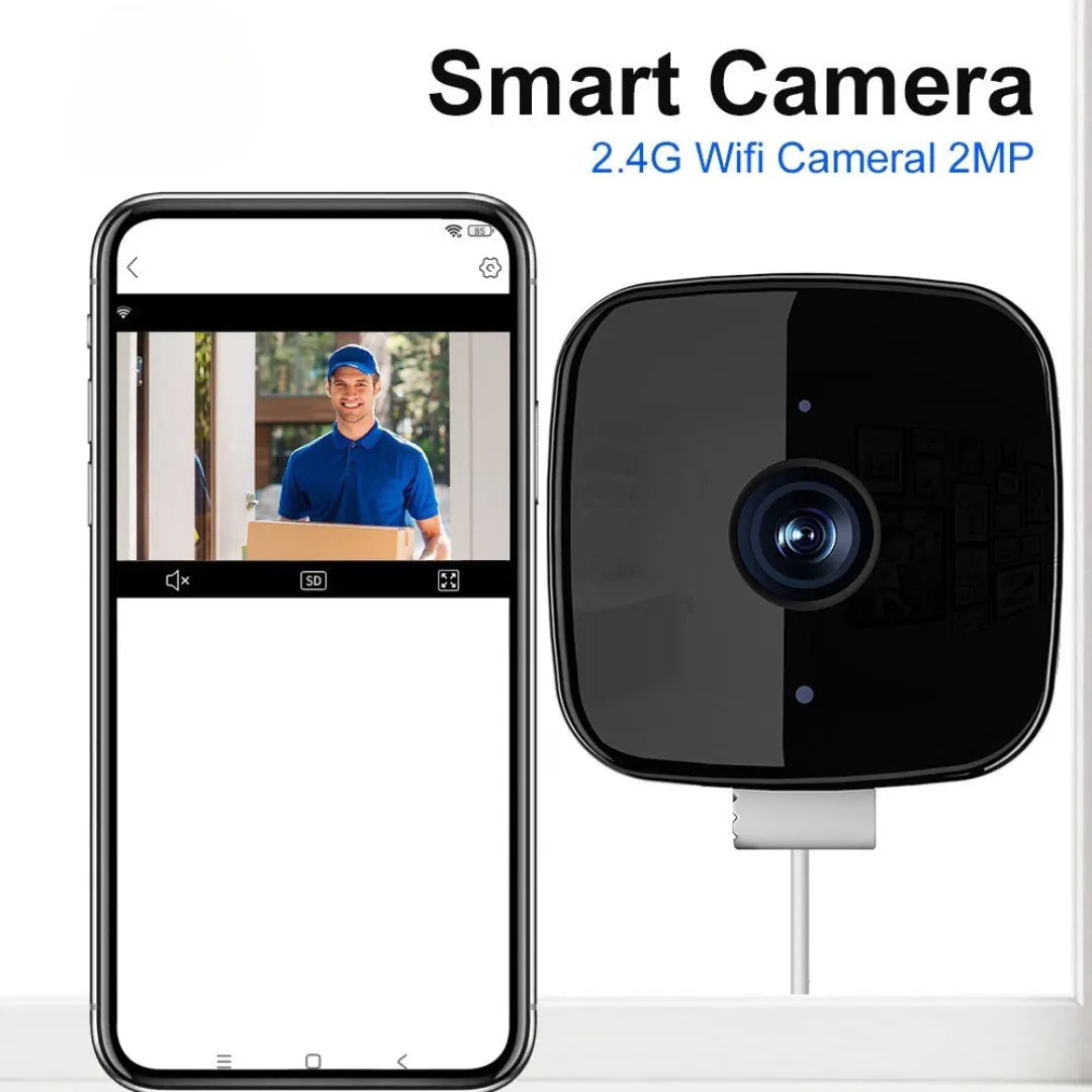 🔥 Crystal-clear 2K security camera 🎥 Color Night Vision-24/7 Recording & Smart Alerts
