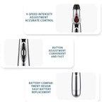 Electric Massage Pen – Adjustable Body & Hand Massager, Battery Powered