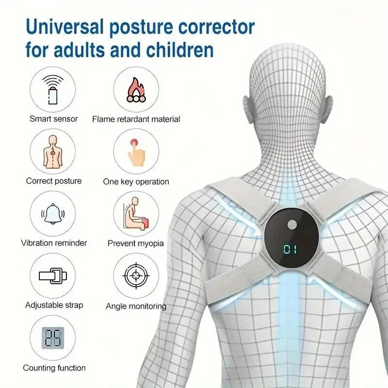 Invisible Smart Posture Corrector with Vibration Reminder