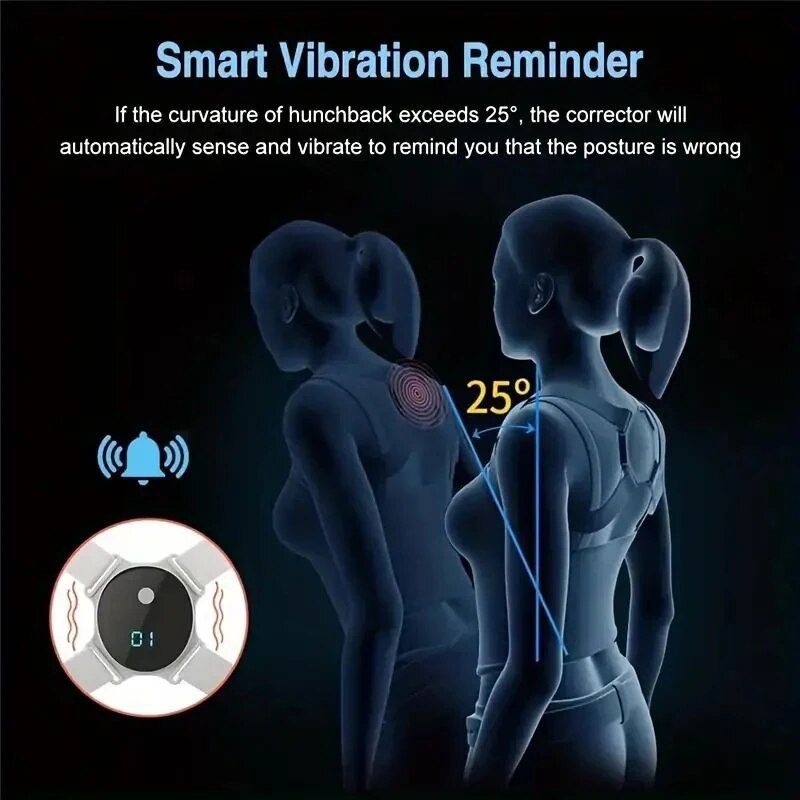 Invisible Smart Posture Corrector with Vibration Reminder