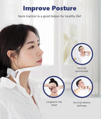 Cervical Neck Support Collar with Traction for Posture & Comfort