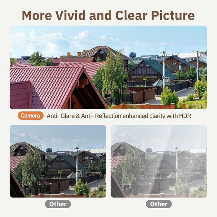 🔥 Crystal-clear 2K security camera 🎥 Color Night Vision-24/7 Recording & Smart Alerts