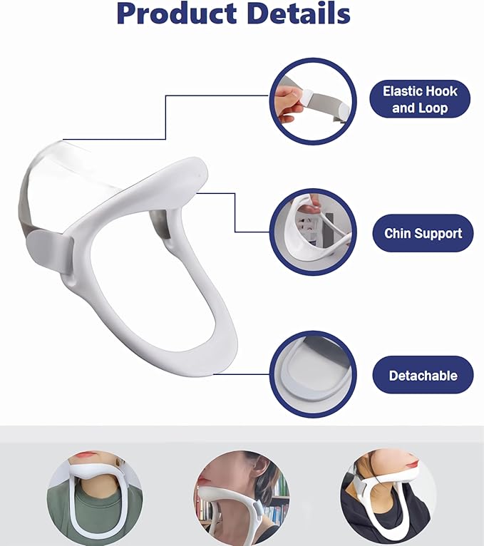 Cervical Neck Support Collar with Traction for Posture & Comfort