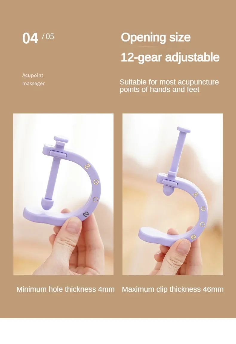 Wearable Acupressure Finger & Toe Massager for Pain Relief