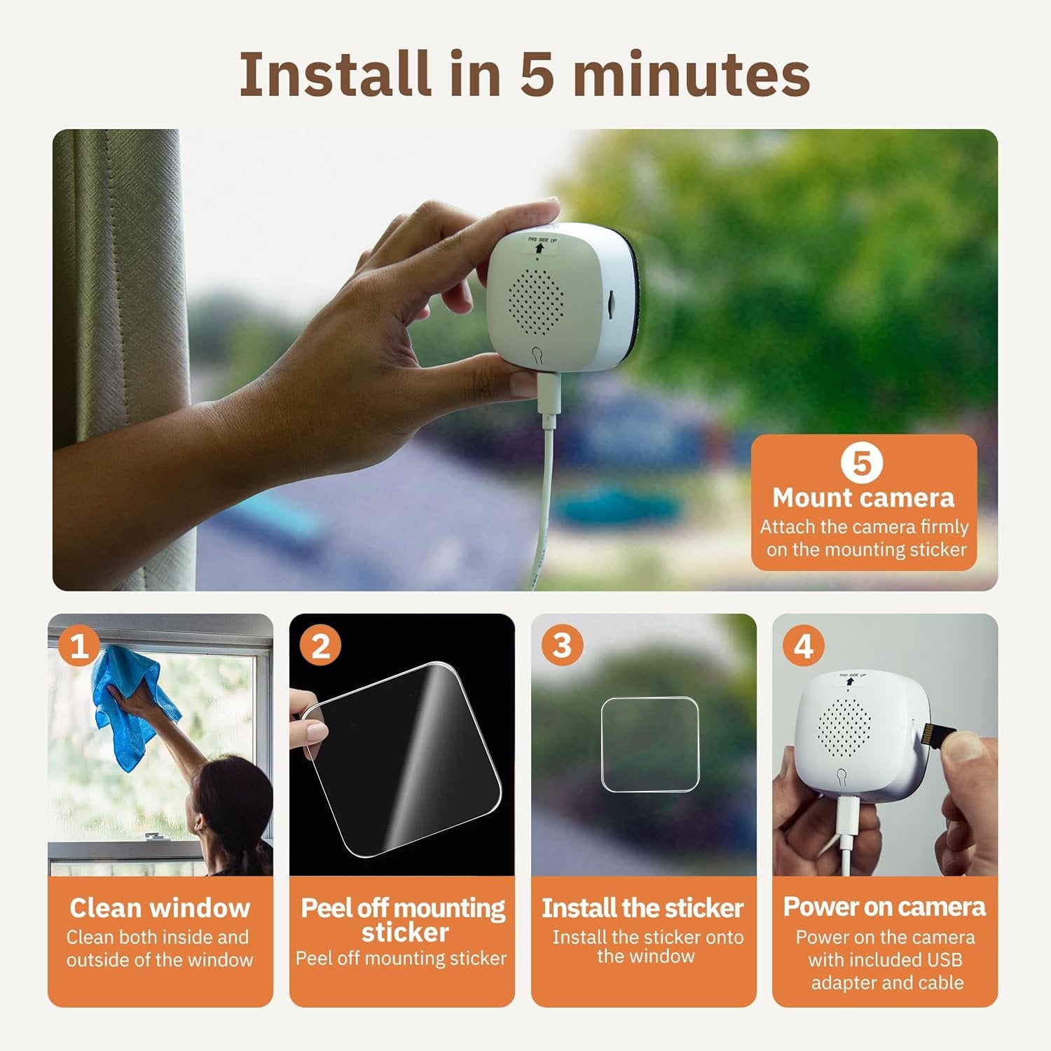 🔥 Crystal-clear 2K security camera 🎥 Color Night Vision-24/7 Recording & Smart Alerts